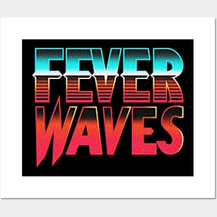 Gritty Retro Waves Posters and Art